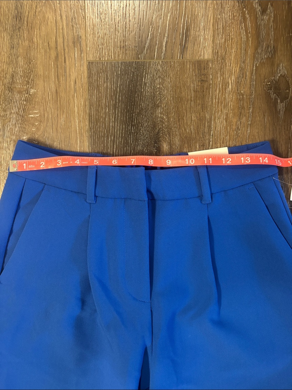 Old Navy Taylor Extra High Rise Wide Leg Trouser Pants Blue Size Small Petite - Picture 4 of 5